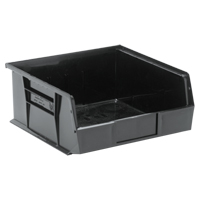 Ultra Stack & Hang Bin, 11" W x 5" H x 10-7/8" D, Black Consource