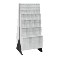 Support pour bacs basculants, 23-5/8" la x 16" p x 52" h, 76 tiroirs Consource