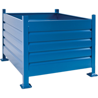 Bulk Stacking Containers, 30" H x 34.5" W x 40.5" D, 4500 lbs. Capacity Consource