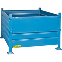 Bulk Stacking Containers, 30" H x 34.5" W x 40.5" D, 4500 lbs. Capacity Consource