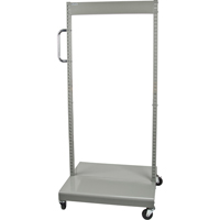 Mobile Tilt Bin Rack - Cart Only, Double-sided, 26-1/4" W x 22" D x 57-1/2" H Consource