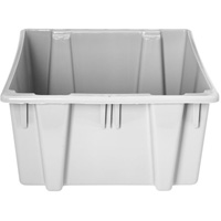 Caisse-palette empilable et emboîtable, 13" x 15,5" x 19,5", Gris Consource