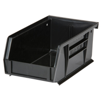 Stack & Hang Bin, 4-1/8" W x 3" H x 7-3/8" D, Black Consource