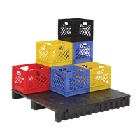 Caisse en plastique pour produits laitiers Consource