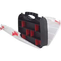 Plastic Compartment Box, 10.25" W x 12.25" D x 3" H, 32 Compartments Consource