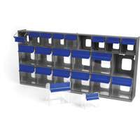 Compartiments pour bacs inclinables, 23-5/8" la x 3-5/8" p x 11-1/6" h, 21 tiroirs Consource