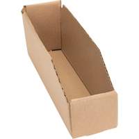Boîtes profondes en carton ondul&eacute;, 2-7/8" la x 11-1/4" p x 4-1/2" h, Beige Consource