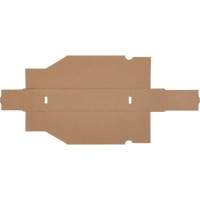 Boîtes profondes en carton ondul&eacute;, 2-7/8" la x 11-1/4" p x 4-1/2" h, Beige Consource