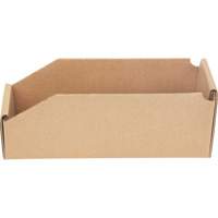 Boîtes profondes en carton ondul&eacute;, 3-3/4" la x 11-1/4" p x 4-1/2" h, Beige Consource