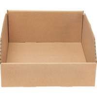 Boîtes profondes en carton ondul&eacute;, 9-3/4" la x 11-1/4" p x 4-1/2" h, Beige Consource