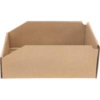 Boîtes profondes en carton ondul&eacute;, 8-3/4" la x 11-1/4" p x 4-1/2" h, Beige Consource