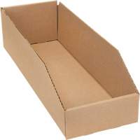 Boîtes profondes en carton ondul&eacute;, 5-3/4" la x 17-1/4" p x 4-1/2" h, Beige Consource