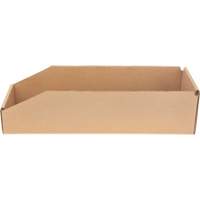 Boîtes profondes en carton ondul&eacute;, 5-3/4" la x 17-1/4" p x 4-1/2" h, Beige Consource