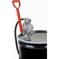 Pompe manuelle, Aluminium/Acier, 25,5 oz/course, Pour barils de 15-55 gal. Consource