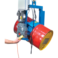 Power Drum Tilter - 1 Phase/115V, 55 US gal. (45 Imperial Gal.) Drum Size, 1500 lbs./680 kg. Cap. Consource