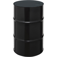 Steel Drums, 55 US gal (45 imp. gal.), Unlined, Black, Closed Top, 1A1/X1.8/300, 20 Gauge Consource