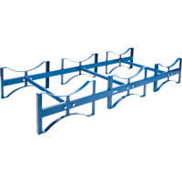 Drum Stacking Rack, 3 Drums, 2400 lbs. Capacity, 71-1/2" W x 30" D x 12-1/2" H Consource