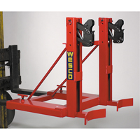 Gator Grip Forklift Attachment for Drum Handling, For 30 US Gal. (25 Imperial Gal.) / 50 US Gal. (41.6 Imperial Gal.) / 80 US Gal. (66.6 Imperial Gal.) Consource