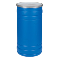 Polyethylene Drums, 15.5 US gal (12.91 imp. Gal.), Open Top, Blue Consource