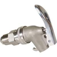 Robinet de baril manuel, Acier inoxydable, NPT de 3/4" Consource
