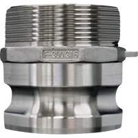 Cam & Groove Coupling, Stainless Steel, Type F, 3/4", Male NPT, 250 PSI Consource
