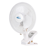 Clip-On & Desk Fan, 6" Diameter, 2 Speeds Consource