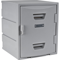 Locker, 15" x 15" x 18", Grey, Assembled Consource