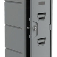 Locker, 12" x 15" x 47", Grey, Assembled Consource