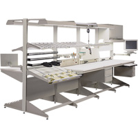 Postes de travail modulaire ergonomiques - Tableaux &agrave; marqueur ou &agrave; punaises Consource