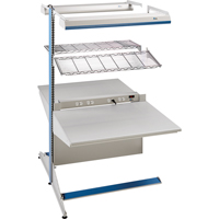 Arlink Preconfigured Workstation, 60" W x 56" D x 84" H, Double Sided Add-On Consource