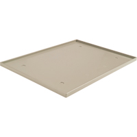 Locker Base Insert, Fits Locker Size 12" x 18", Beige, Plastic Consource