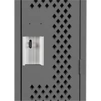 Casiers Clean Line, 12" x 12" x 72", Acier, Charbon, Rivet (assembl&eacute;), Perfor&eacute; Consource