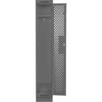 Casiers Clean Line, 12" x 18" x 76", Acier, Charbon, Rivet (assembl&eacute;), Perfor&eacute; Consource