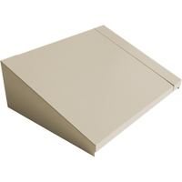 Dessus inclin&eacute; pour casiers robustes enti&egrave;rement soud&eacute; Concorde, Bloc de 2, 18" p x 24" la x 6" ha, Beige, Acier Consource