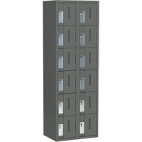 Casiers robustes Concorde, 6 niveaux, Bloc de 2, 24" x 18" x 72", Acier, Charbon, Soud&eacute; (assembl&eacute;) Consource