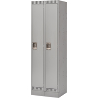 Casiers, Bloc de 2, 24" x 18" x 76", Acier, Gris, D&eacute;mont&eacute; Consource