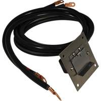Panneau de douille polaris&eacute;e en acier inoxydable &agrave; brancher, 4 AWG, C&acirc;ble 5' Consource