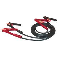 Heavy-Duty Booster Cable with Flexi-Spring Strain, 5 AWG, 500 A, 12' Cable Consource