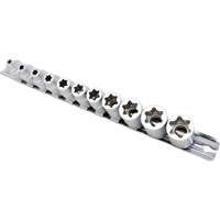 Jeu de douilles Flat-Cut E-"Star", 11 Morceaux, Prise de 3/8" Consource