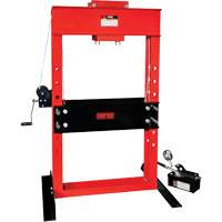 Air/Hydraulic Pump Operated Shop Press, 50 tons Capacity Consource
