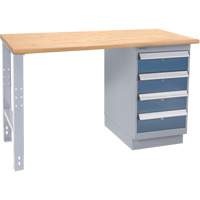 &eacute;tabli industriel, Cap 1000 lb, 60" la x 36" p, 34" h Consource