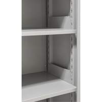 Armoires de rangement Hi-Boy, Acier, 4 Tablettes, 72" h x 36" la x 18" P, Gris Consource