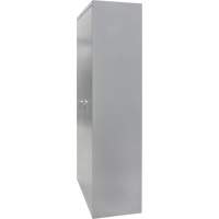 Armoire garde-robe, Acier, 36" la x 18" p x 72" h, Gris Consource