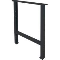 Pattes d'&eacute;tabli pour service industriel, Acier, 30" p x 34" h, Simple Consource