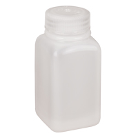 Easy-Grip Space-Saver Bottles, Square, 6 oz., Plastic Consource