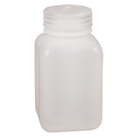 Easy-Grip Space-Saver Bottles, Square, 8 oz., Plastic Consource