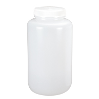 Wide-Mouth Bottles, Round, 1/2 gal., Plastic Consource