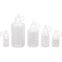 Bouteilles rondes &agrave; ouverture &eacute;troite, Ronde, 1/2 oz, Plastique Consource