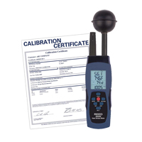 Wet-Bulb Globe Temperature (WBGT) Heat Stress Meter with Calibration Certificate Consource