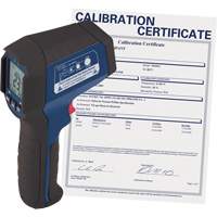 Thermom&egrave;tre &agrave; infrarouge avec certificat de calibration, -31°- 1202° F ( -35° - 650° C ), 12:1, &eacute;missivit&eacute; Ajustable Consource